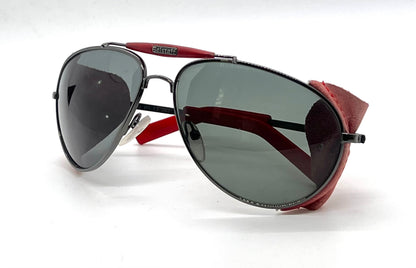 Belstaff PILOT 13-269 Vintage Aviator-Glacier Leather Shields-UNWORN-Italy