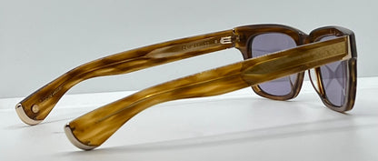 GARRETT LEIGHT x Officine Générale 118 DB-Limited Collab w/New, Custom Solid Violet Lenses-Unworn