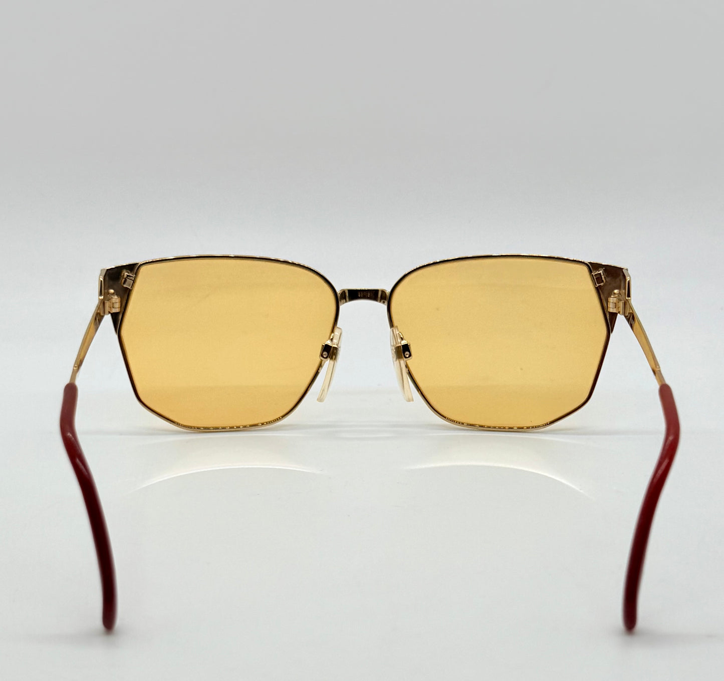 Silhouette M6114 / V6020 Vintage Sunglasses 55mm| w/New Amber Day/Night Custom Lenses | Deadstock Austria
