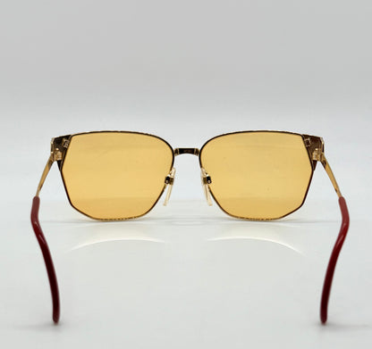 Silhouette M6114 / V6020 Vintage Sunglasses 55mm| w/New Amber Day/Night Custom Lenses | Deadstock Austria