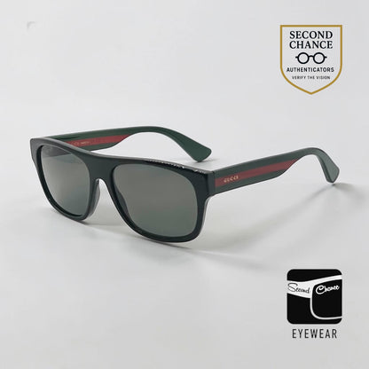 Gucci GG0341S 002 Polarized Sunglasses Unworn Made Italy 56-17
