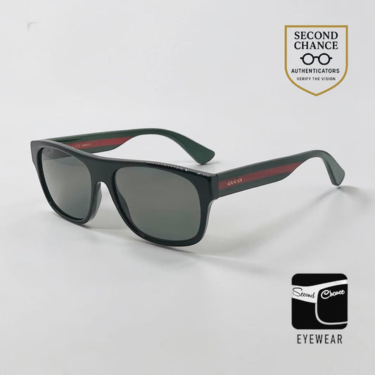 Gucci GG0341S 002 Polarized Sunglasses Unworn Made Italy 56-17