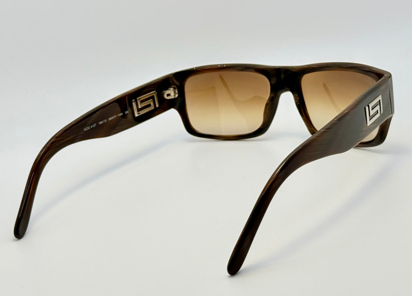 Versace 4127- Brown Gradient Sunglasses – Vintage Deadstock, Made in Italy