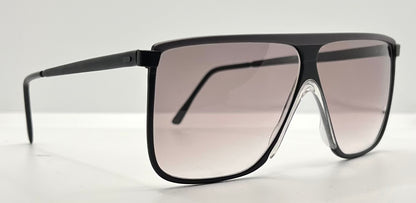 Mod. 93 CHG Shield Sunglasses w/New Grey/Purple Custom Gradient Lenses-Deadstock