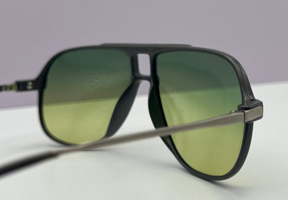 Vintage Nikon Grey Pilot Sunglasses with Custom Berko’s Designs Lenses-Made in Japan