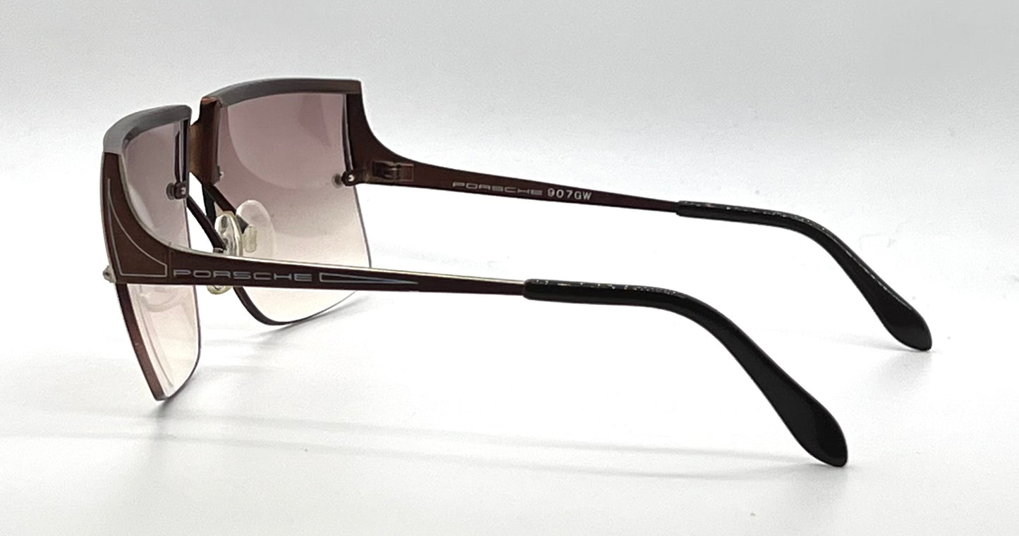 Porsche Design 907GW Unworn Rare 90s Shield Sunglasses Gradient-Japan