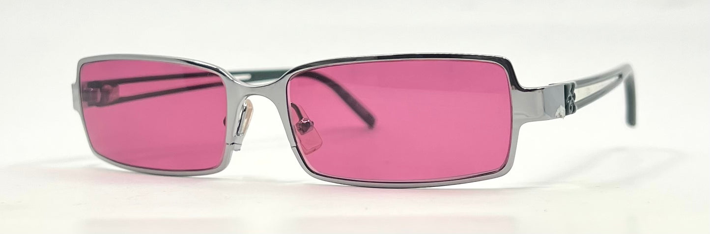 GF Ferre FF06502 Vintage Sunglasses – Unworn – New Pink Second Chance Customs Lenses