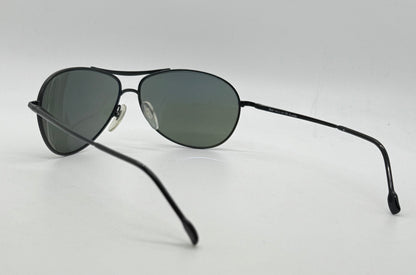 PERSOL 2256-S 594/58 Vintage Black Aviators w/ Polarized Lenses-Deadstock