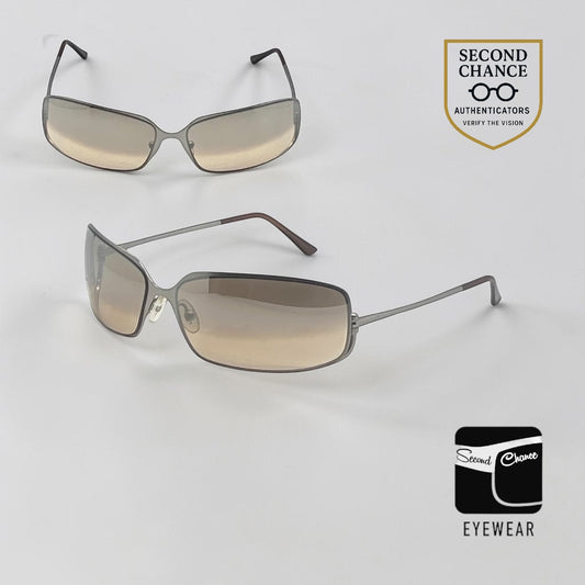 Prada SPR57E 1AP651 Vintage Sunglasses-Brown Mirror Lens-Italy 65-15