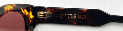 Christian Dior Dior Signature B7I Havana Tortoise Cat Eye Sunglasses Italy