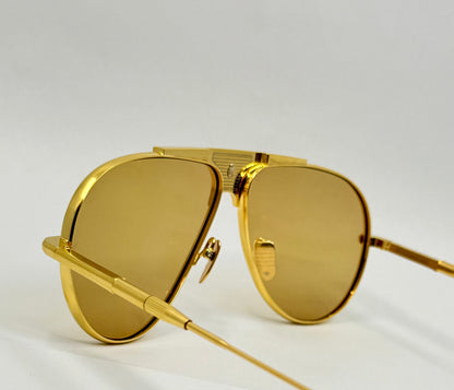 Jacques Marie Mage DAIDO in GOLD Sunglasses-Ltd 500 Full Kit-Japan-UNWORN