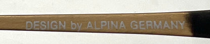 Vintage Alpina Windows 704 Round Metal Optical Frame 51-19 Deadstock
