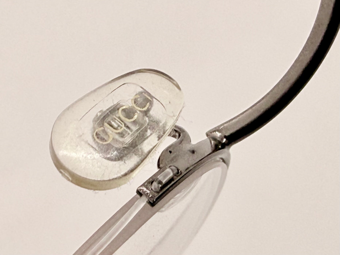 Gucci GG 2663 Half-Rim Stainless Steel Frames-Y2K Vintage-47mm-Italy