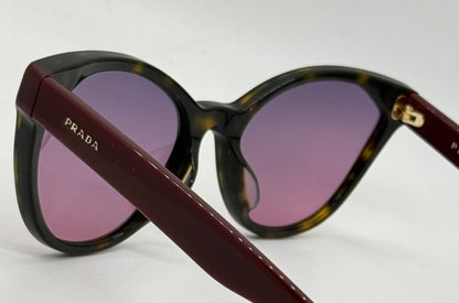 Prada VPR02T-F Vintage Sunglasses-New Gradient Tinted Custom Lenses-Italy
