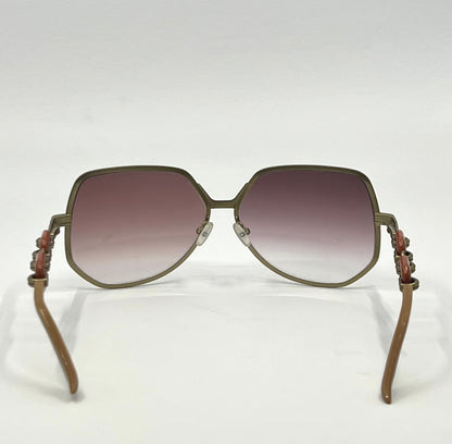 (Missoni Special Edition MI66603 Sunglasses Gold Chain 63-14 Deadstock