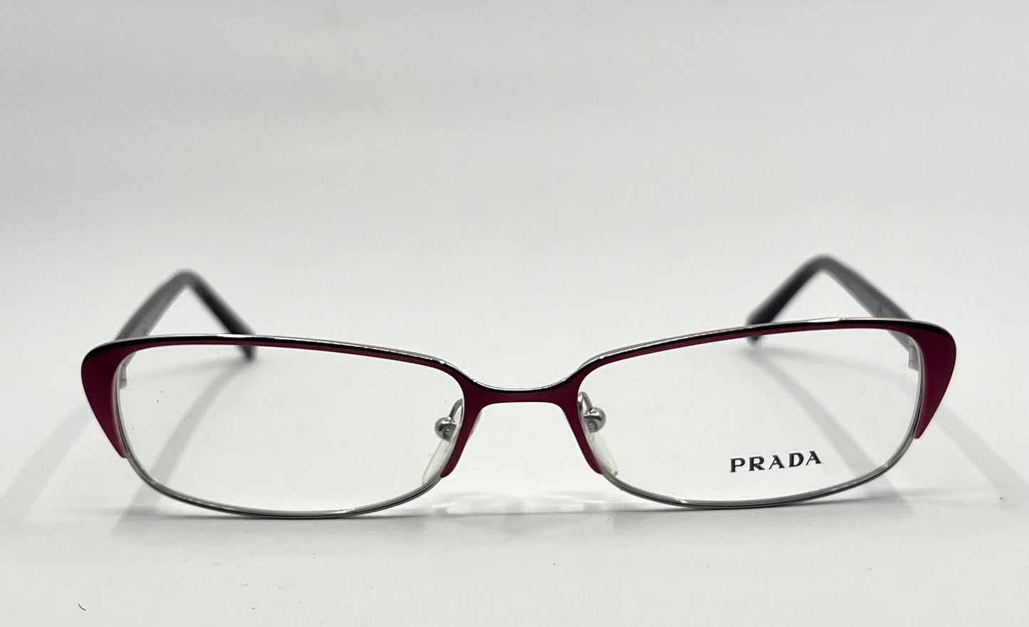 Prada VPR 5-O Optical Frame – Italian Made – Size 54-16-135 – Burgundy