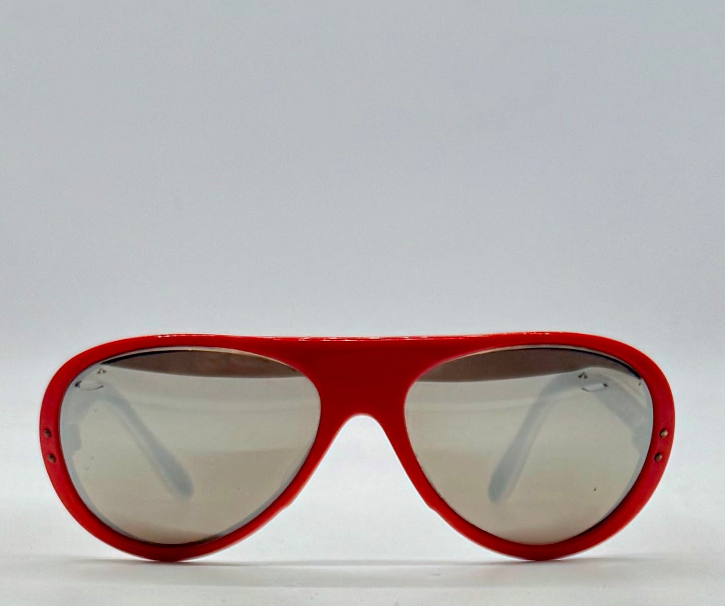 Cébé Alpine Crafts 415 VINTAGE Sunglasses – Red/White/Blue Tricolor 80s Shield – Made in France