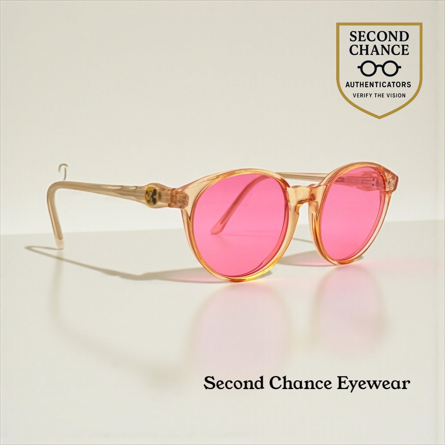 Gucci GG 2672 Y2K Vintage Sunglasses-Unworn w/New Pink Custom Lenses