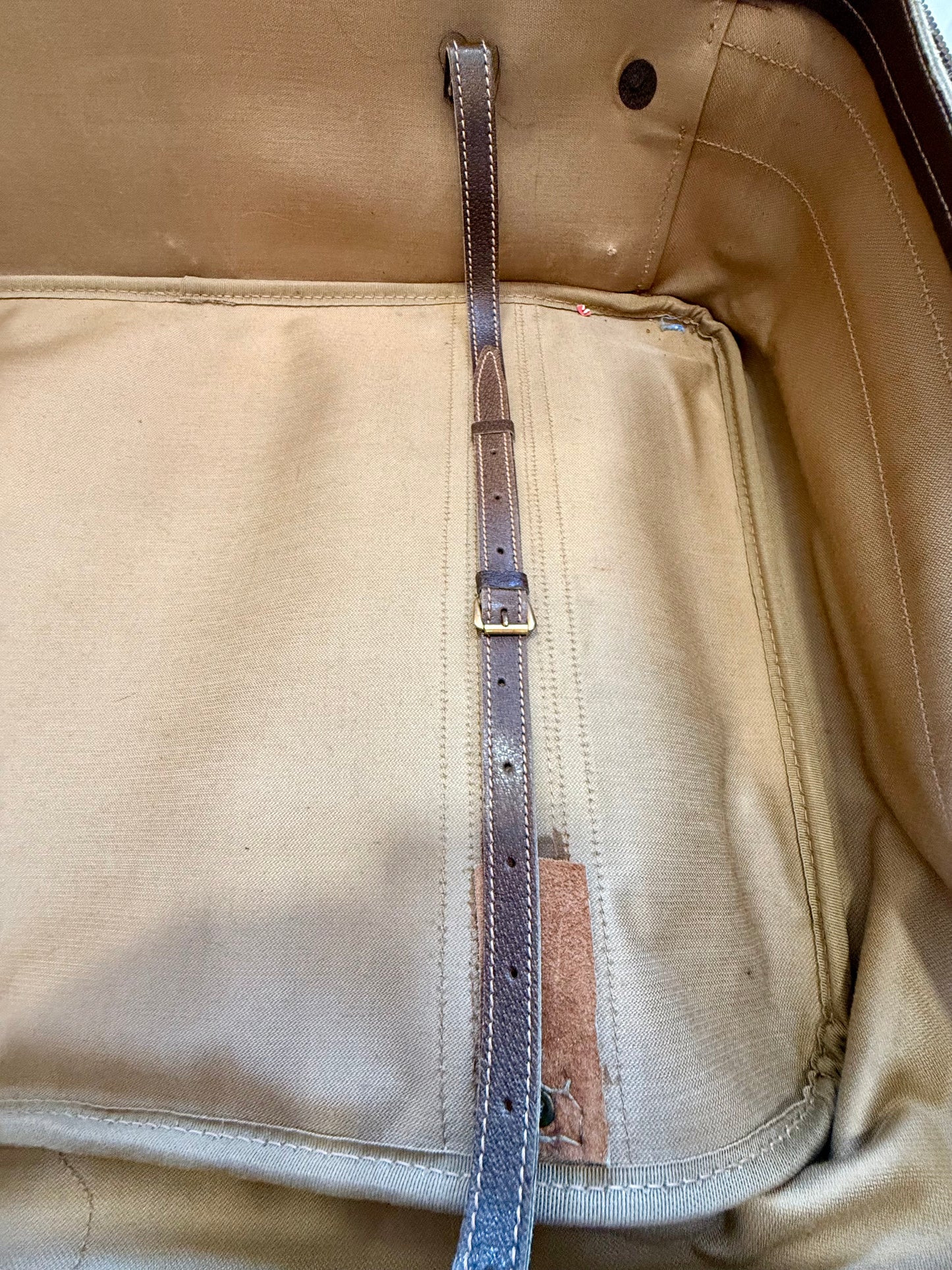 Vintage Gucci GG Supreme Web Stripe Suitcase 1980s Travel Case