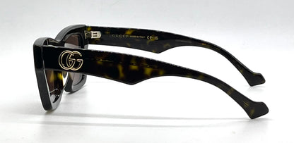 Gucci GG1753S 002 Tortoiseshell Brown Sunglasses-Unworn/Full Kit Made in Italy