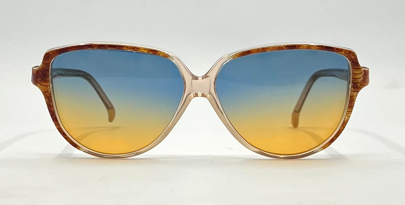 Rochas Paris EJ 4604 Vintage Sunglasses-New Custom Gradient Lenses-Handmade France