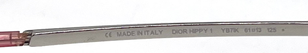 Christian Dior Hippy 1-Silver Star Aviator-Y2K Vintage Sunglasses-Unworn-Italy