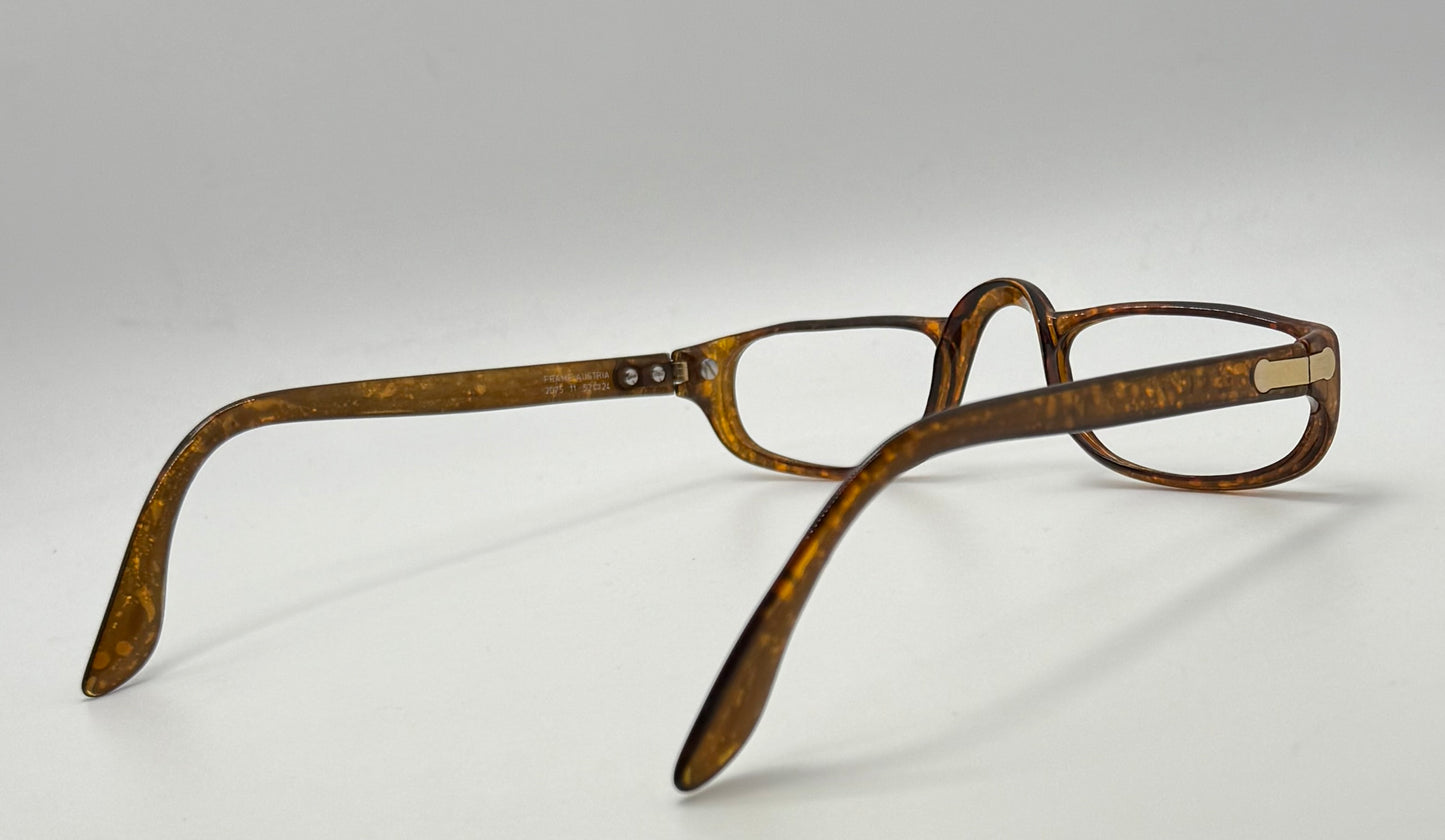 Vintage 1980s Christian Dior Monsieur 2075 11 Optyl Eyeglass Frame-Made in Austria-Brown Tortoise