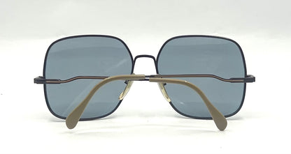 Neostyle-Vintage Oversized Square Sunglasses-New Solis Blue Custom Lenses-Germany