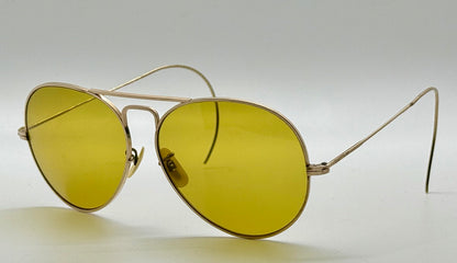 Vintage 1940s Aviator Sunglasses w/ Brand New-Custom Berko’s Designs Lenses