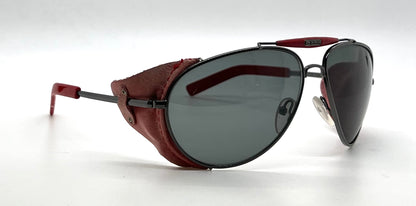 Belstaff PILOT 13-269 Vintage Aviator-Glacier Leather Shields-UNWORN-Italy