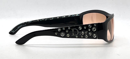 Dior Sparkling 3 Vintage Crystal Sunglasses-New Custom Lenses-Unworn/Full Kit