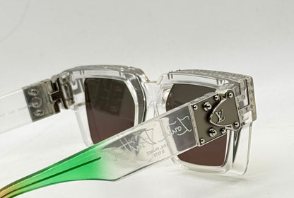 Louis Vuitton Virgil Abloh 2054 1.1 Millionaires Z1812W Crystal Clear Sunglasses