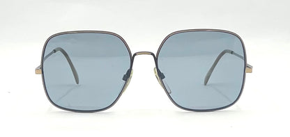 Neostyle-Vintage Oversized Square Sunglasses-New Solis Blue Custom Lenses-Germany