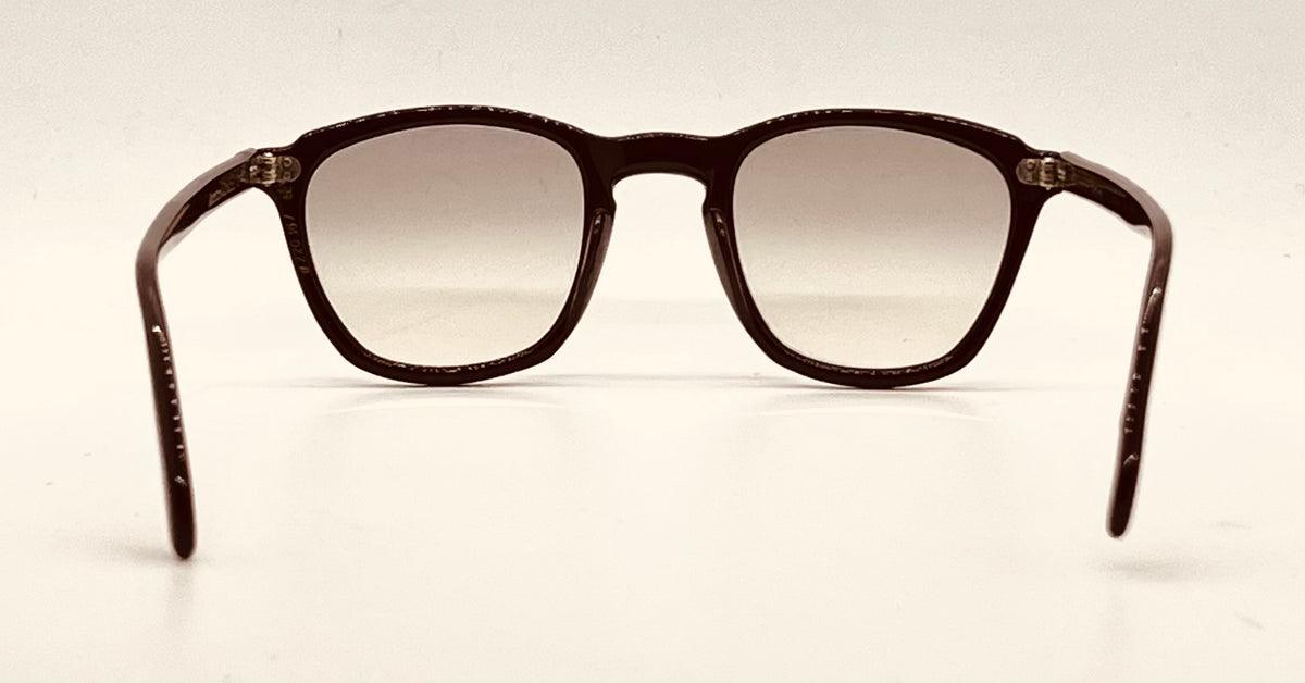 American Optical Vintage Hinge Wellington Chocolate Brown Zero Tint Eyeglasses