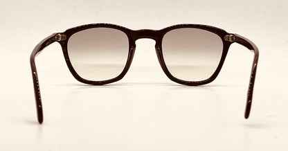 American Optical Vintage Hinge Wellington Chocolate Brown Zero Tint Eyeglasses