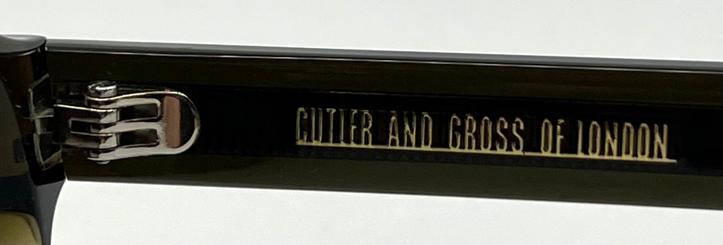Cutler and Gross 1819 Olive Sunglasses 55-17 Handmade Italy | New Custom Lenses | Full Kit
