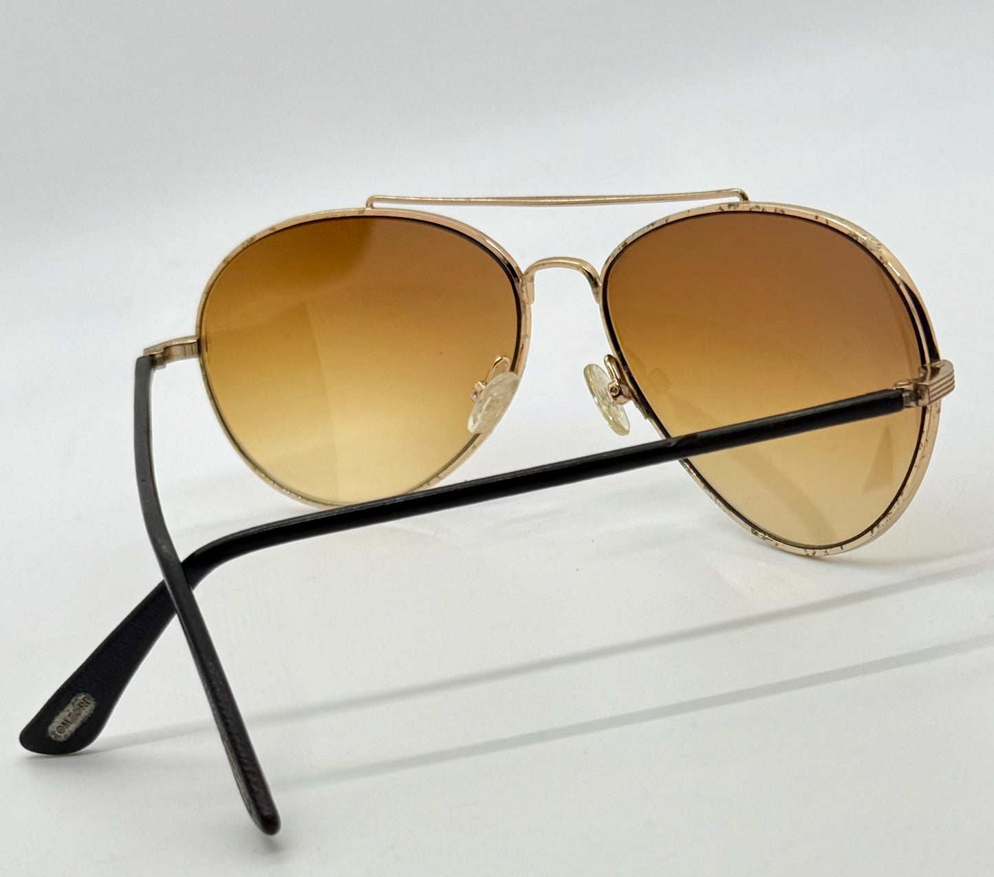 Tom Ford FT0144 77F Shelby Bond Sunglasses – Full Kit – Gold – Deadstock