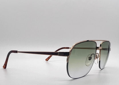 Vintage ALFRED DUNHILL 6233A 41 HALF RIM Frame RENEWED with Brand New- Custom Berko’s Designs Lenses