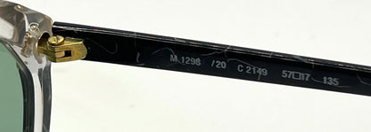 Silhouette M1298 Vintage Sunglasses Black Marble w/New Custom Lenses-Austria