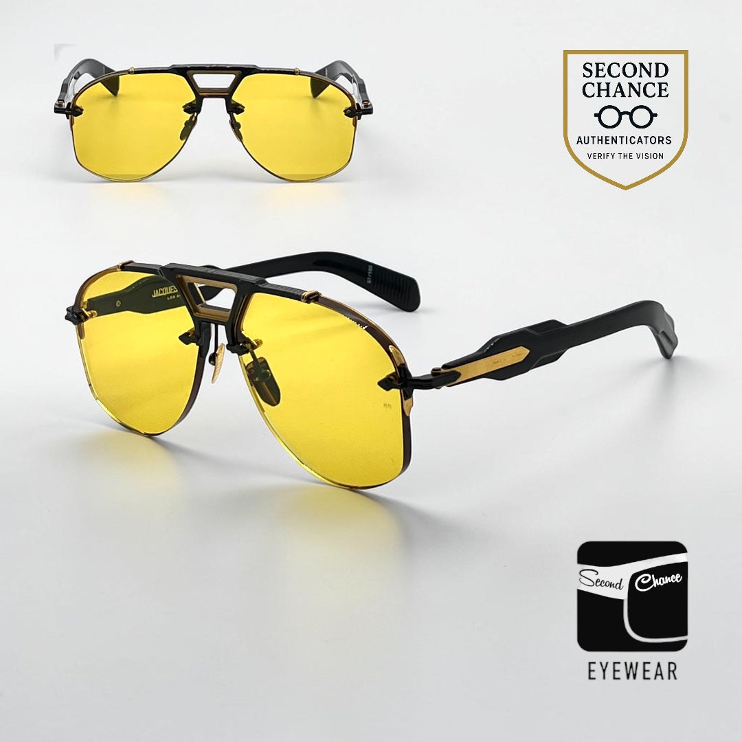 Jacques Marie Mage ALTA in  BLACK Ltd. 100-Full Kit Sunglasses-Japan