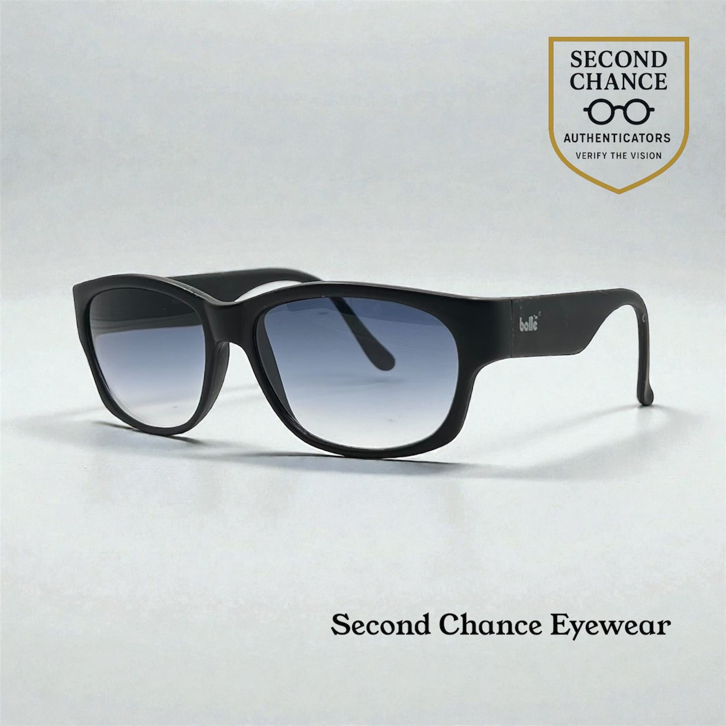 Bollé 485 VINTAGE  Sunglasses-New Blue Gradient Custom Lenses-France-UNWORN