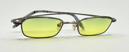 Valentino V5258 019B-Y2K Sunglasses w/New Yellow Gradient Tinted Custom Lenses