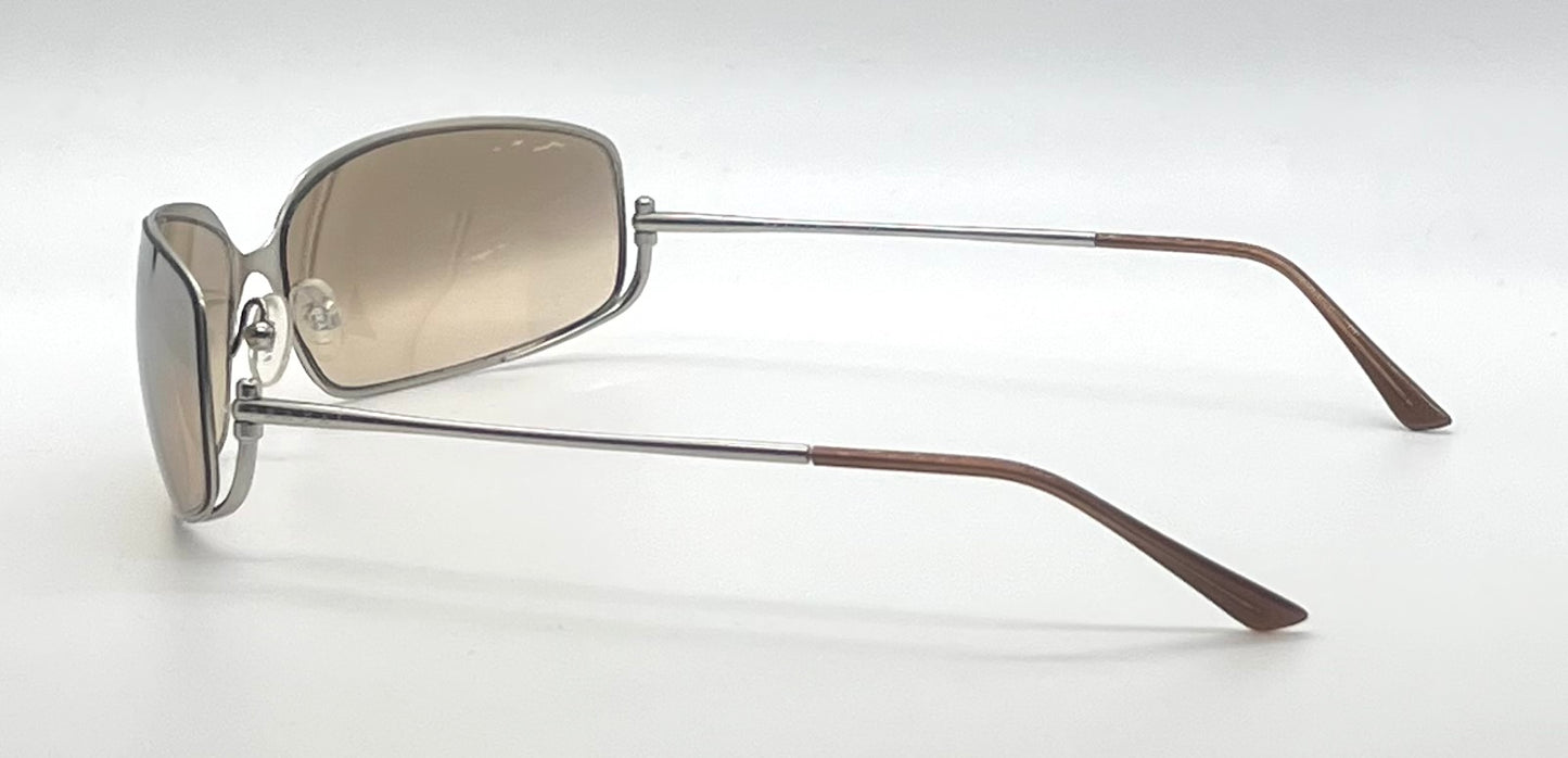 Prada SPR57E 1AP651 Vintage Sunglasses-Brown Mirror Lens-Italy 65-15