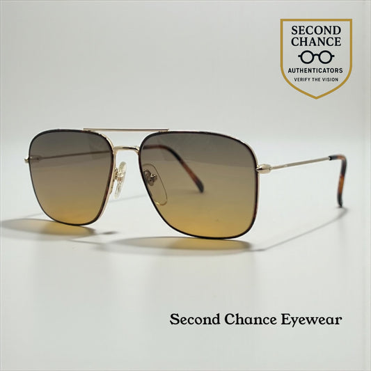 Nikon VINTAGE Aviator Sunglasses-New Gradient Second Chance Customs Lenses-Japan