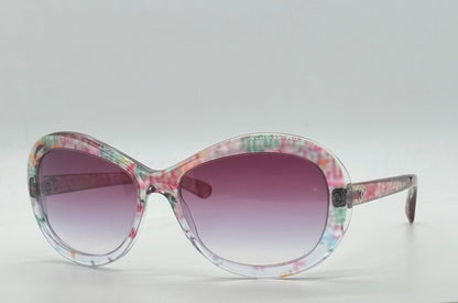 CHANEL 5219 Multicolor Clear Frame Gradient Tint CC Sunglasses-Discontinued Full Kit