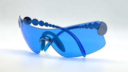 Christian Dior Millenium 55N Vintage Shield Sunglasses-Unworn/Full Kit