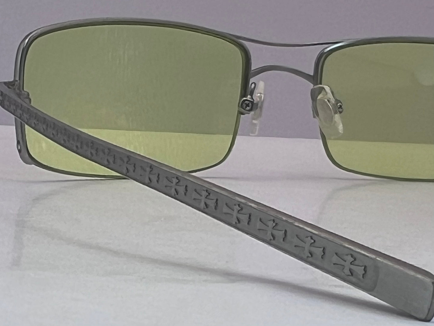 Vintage CHROME HEARTS HELL RAISER-with NEW Day/Night Yellow & Green Lenses