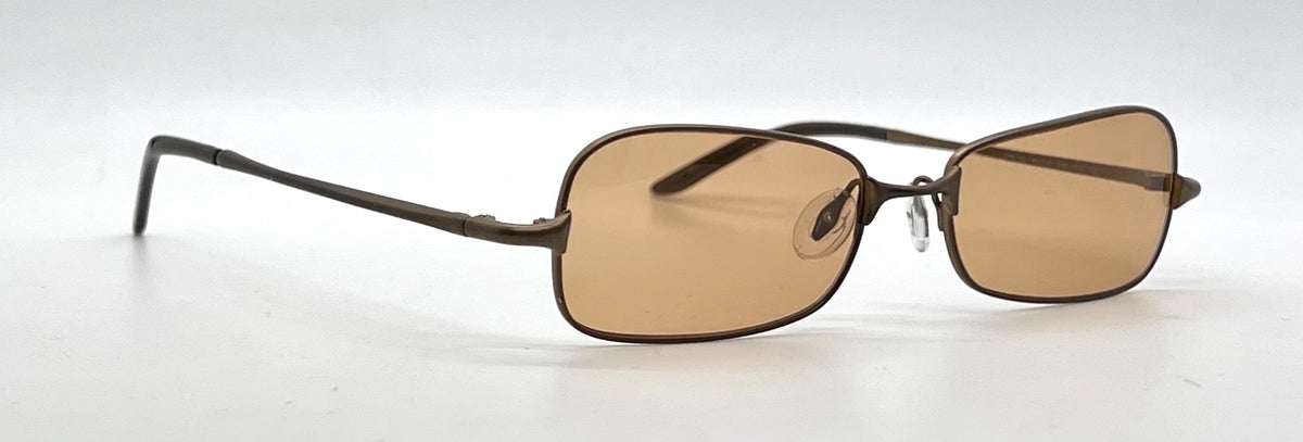 Prada VPR 72C-Y2K Bronze Sunglasses-New Solid Amber Custom Lenses-Italy
