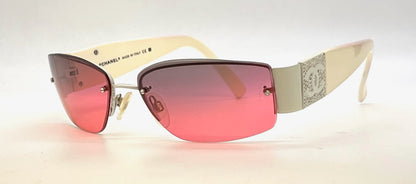 Chanel 4117-B Y2K Deadstock/Unworn Crystal CC Sunglasses-New Custom Gradient Lenses