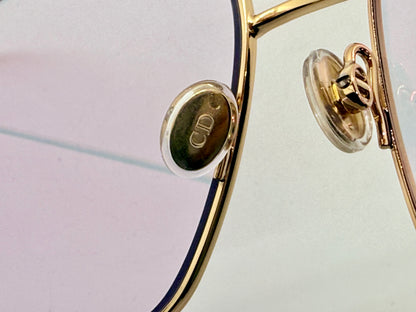 Dior Stellaire 1 0001 TE Pale Gold Titanium Edition Sunglasses – Full Kit